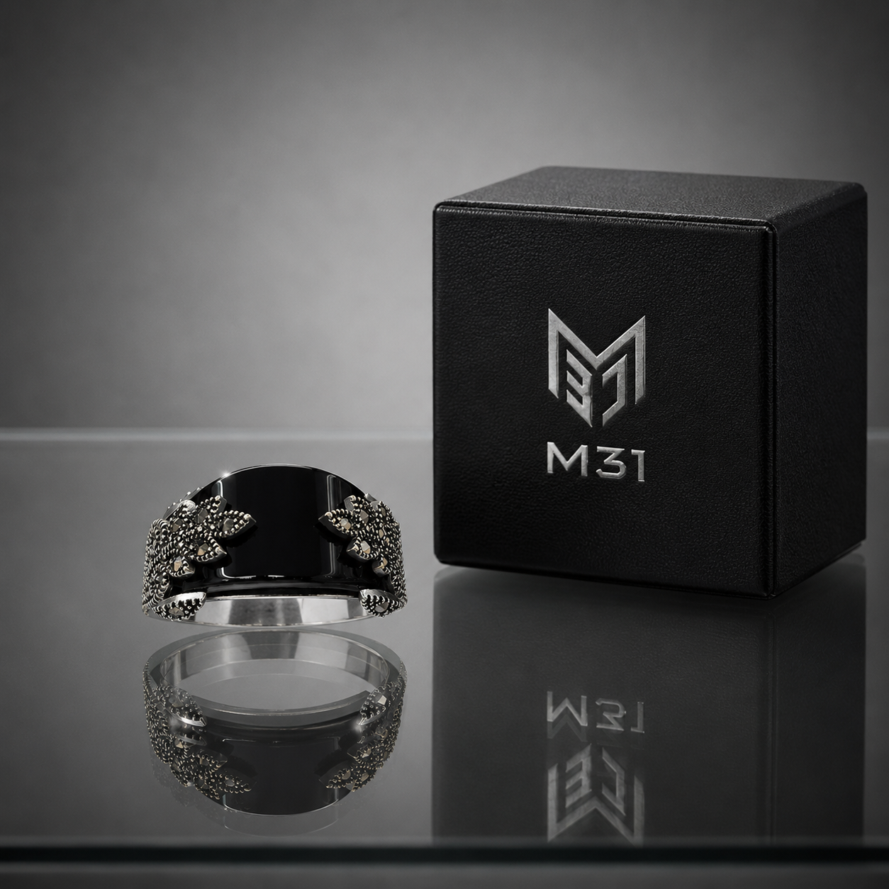 Metal-31 Black Dynasty Ring