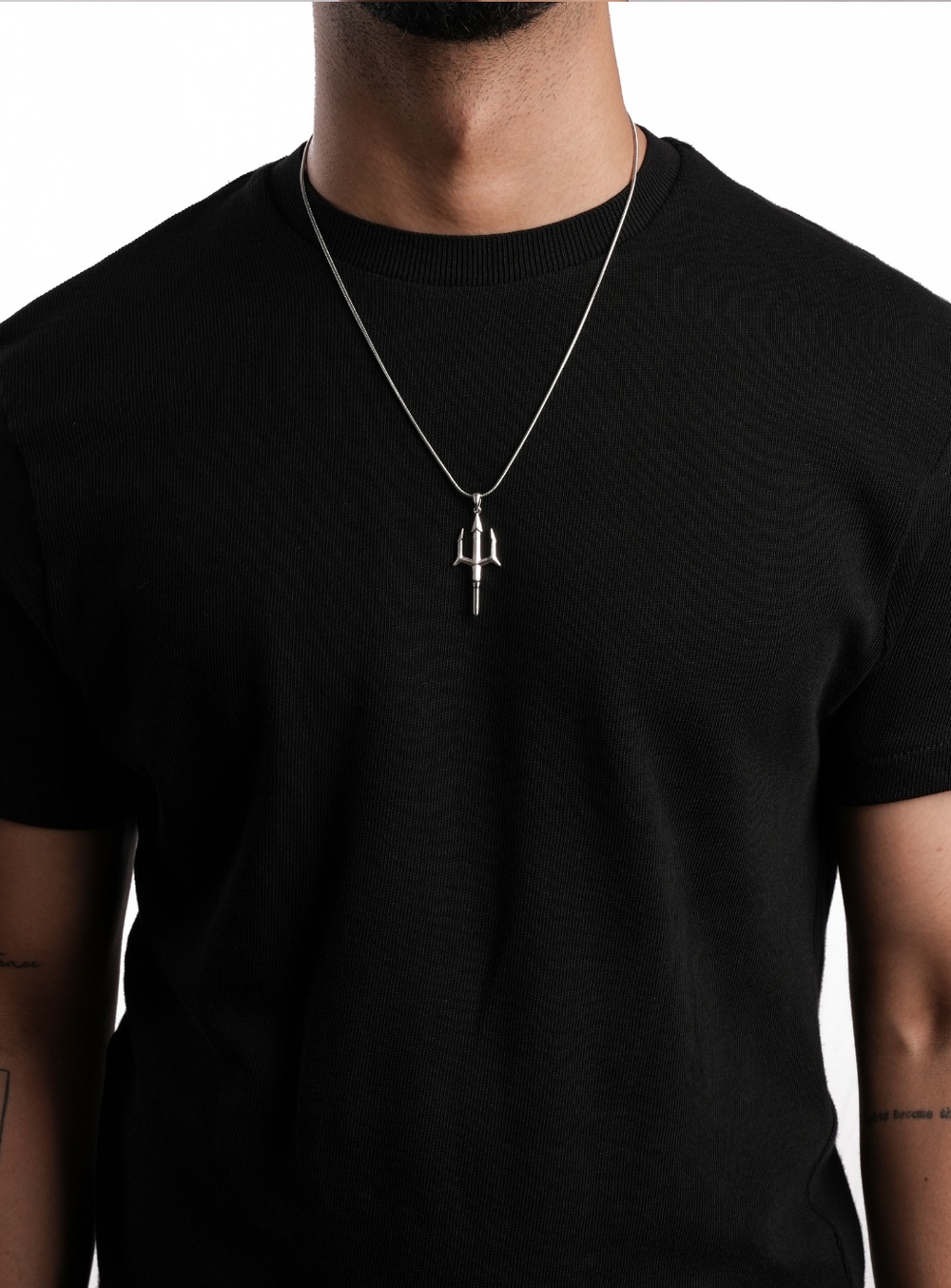 Trident Pendant with Chain