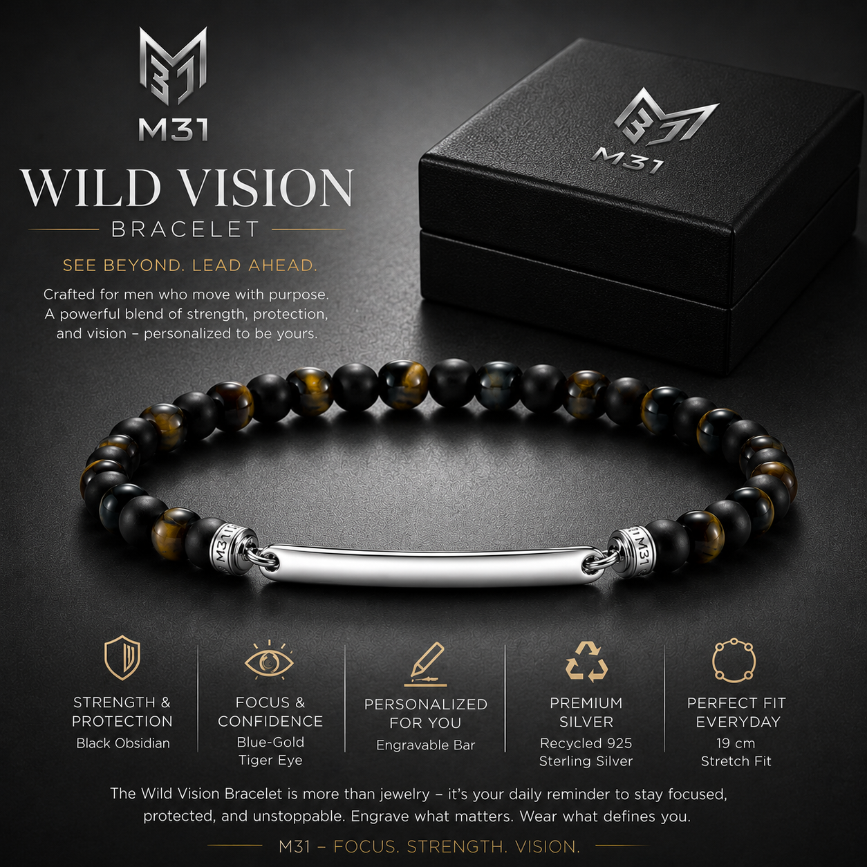 Metal-31 Wild Vision Bracelet