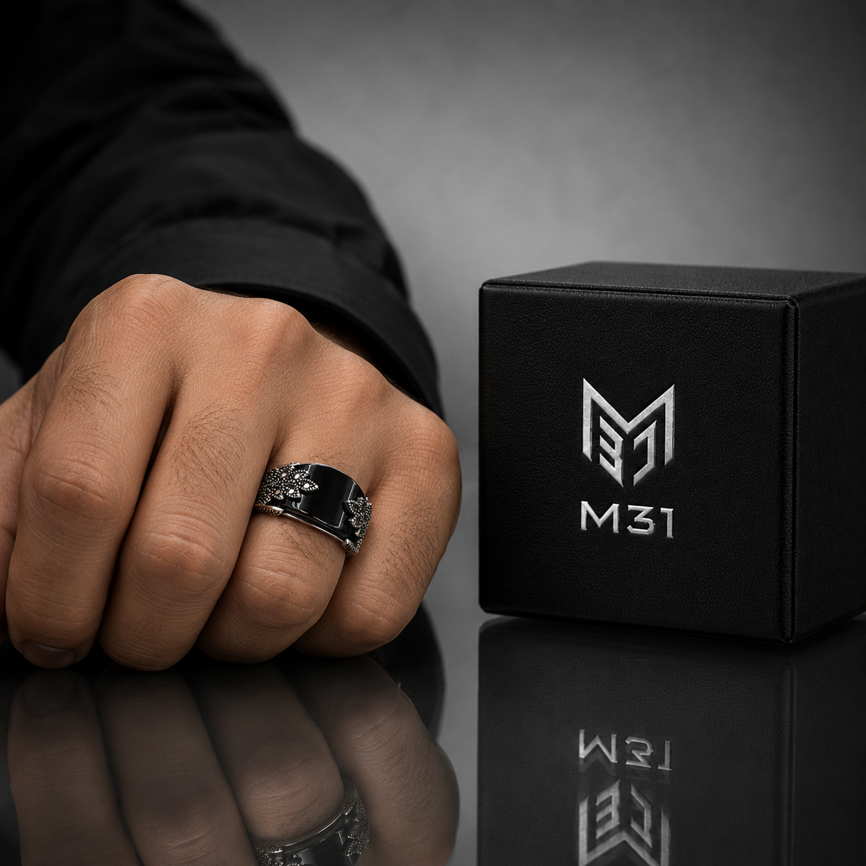 Metal-31 Black Dynasty Ring
