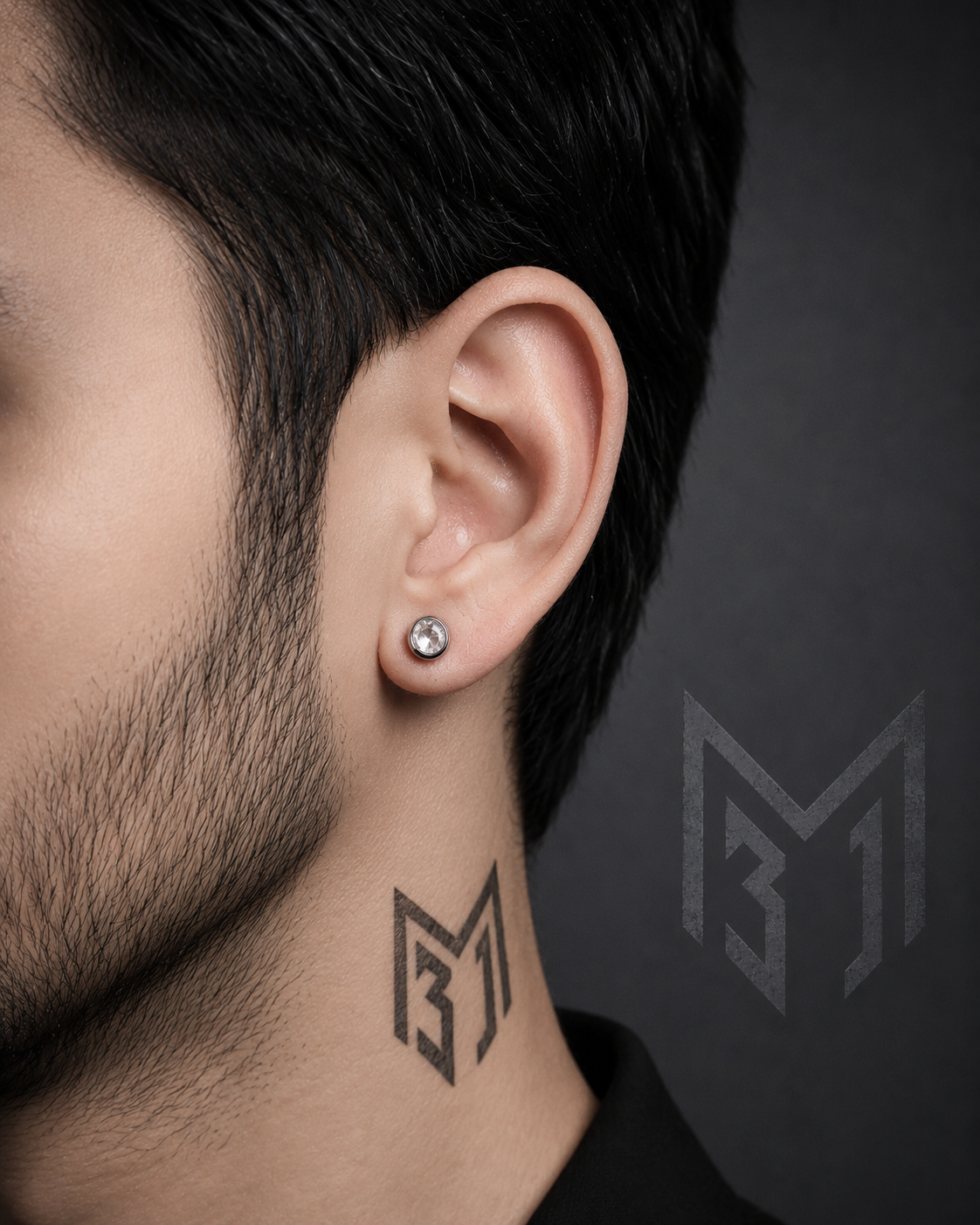 Shiro Pierced Stud (1pc-Pierced)